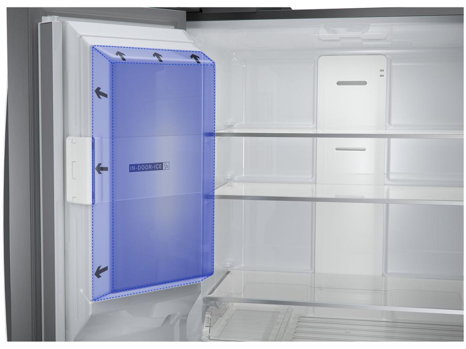 Geladeira/Refrigerador Brastemp Frost Free Inverse Inox 515L com Dispenser de Água e Gelo BRH85 - 6