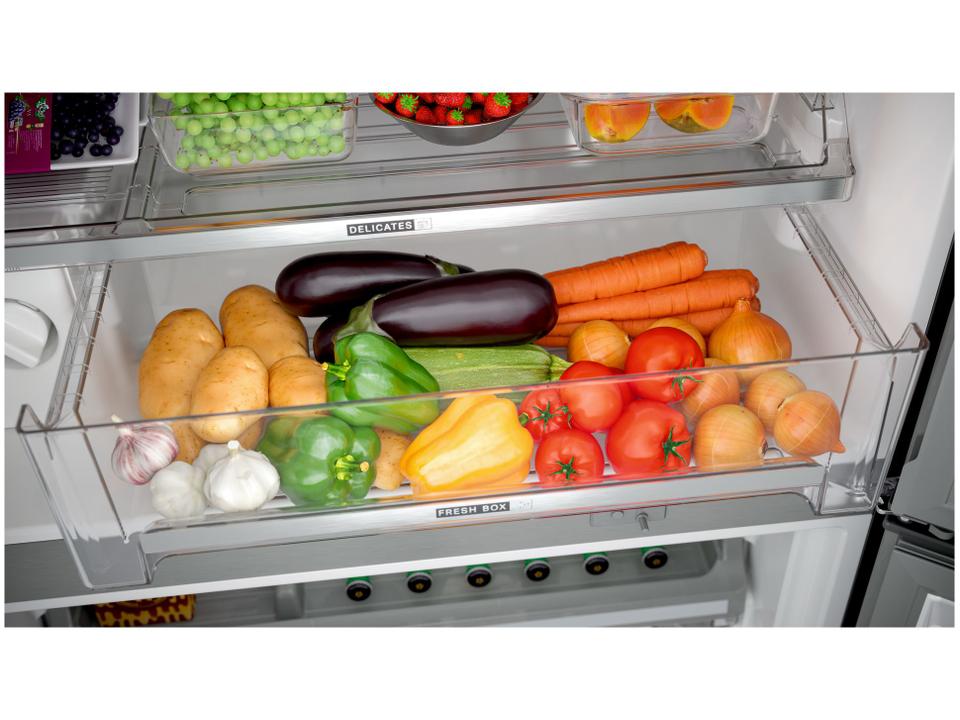 Geladeira/Refrigerador Brastemp Frost Free Inverse Inox 515L com Dispenser de Água e Gelo BRH85 - 3