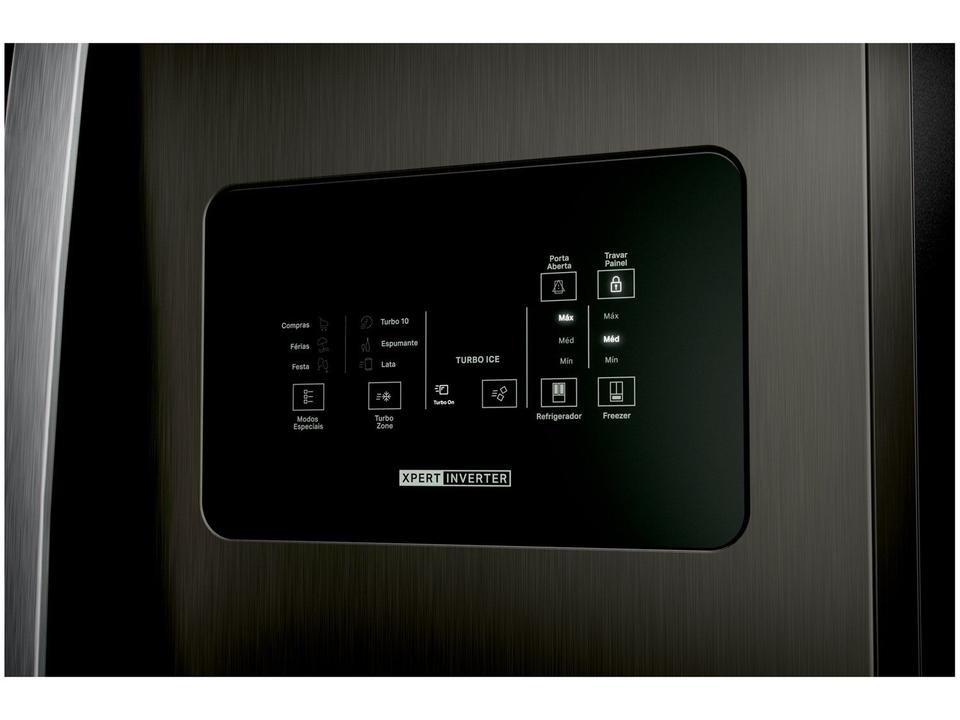Geladeira/Refrigerador Brastemp Frost Free Side by Side Black Inox 554L BRO85AE - 6