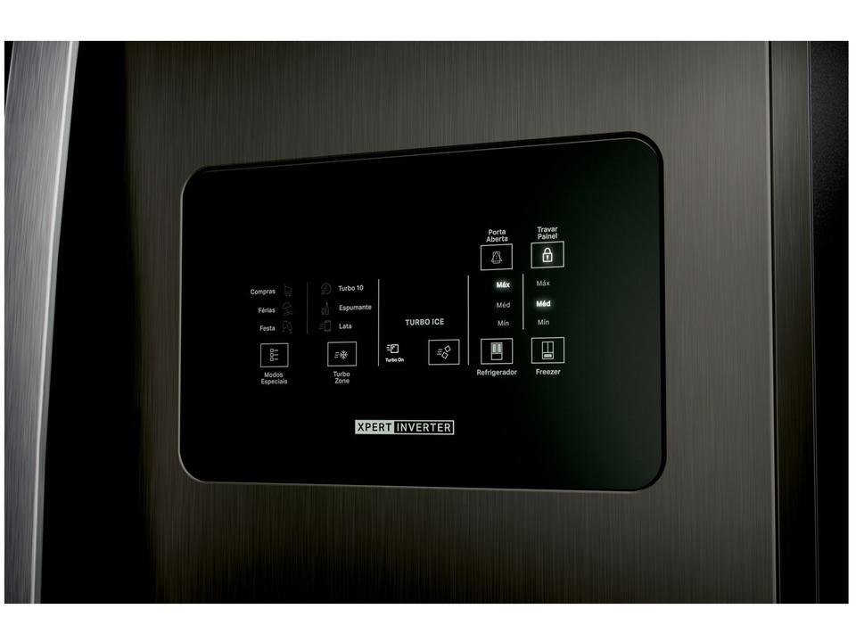 Geladeira/Refrigerador Brastemp Frost Free Side by Side Black Inox 554L BRO85AE - 6