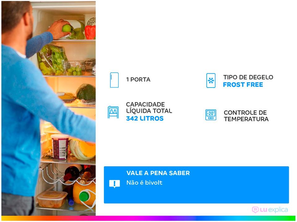 Geladeira/Refrigerador Consul Frost Free Evox - 1