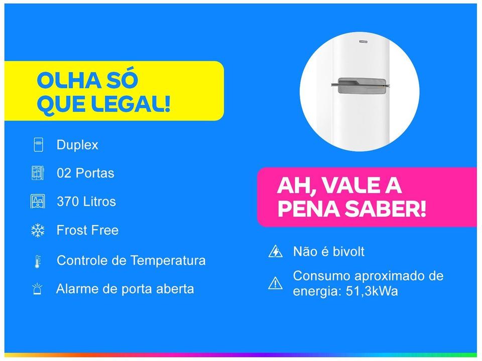 Geladeira/Refrigerador Continental Frost Free - 1