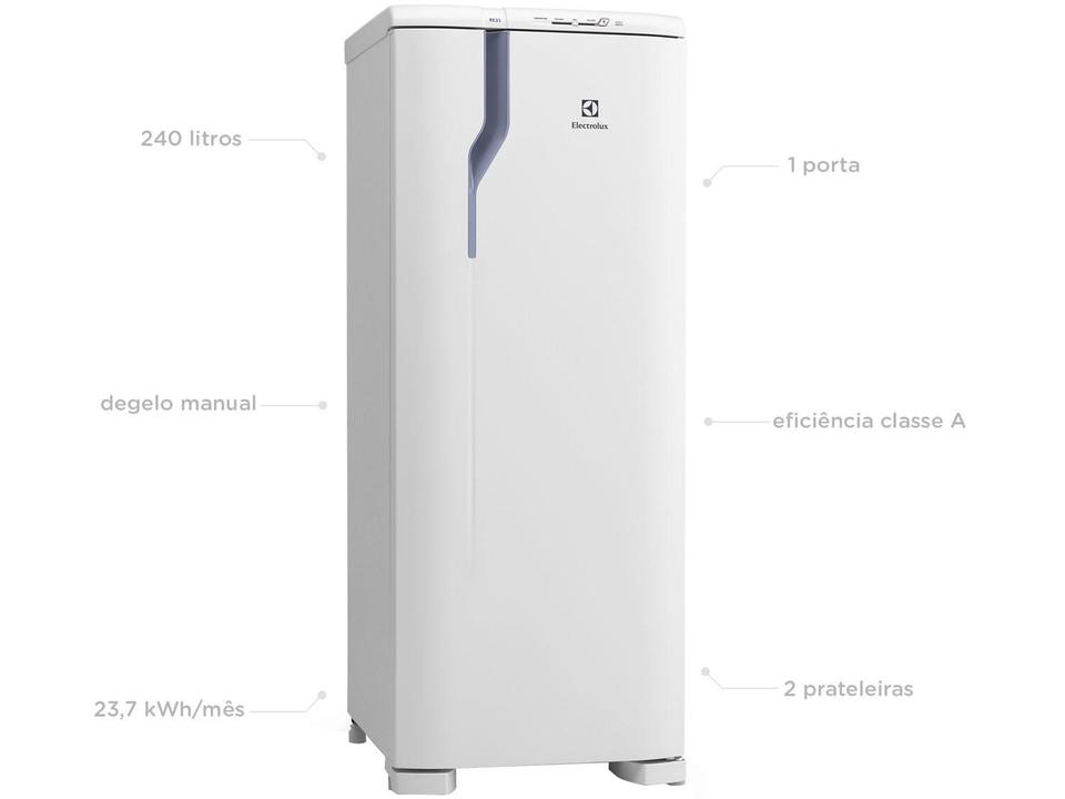 Geladeira/Refrigerador Electrolux 240L RE31 Branco - Branco - 220 V - 1