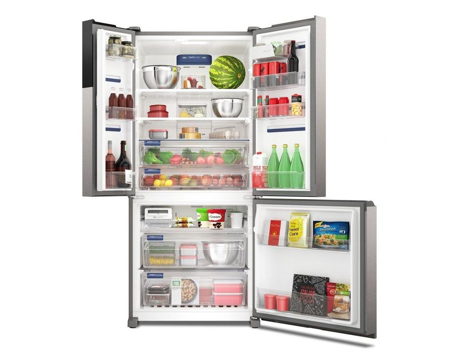 Geladeira/Refrigerador Electrolux Frost Free 3 Portas AutoSense Inox Look 590L Multidoor Efficient IM8S - 4