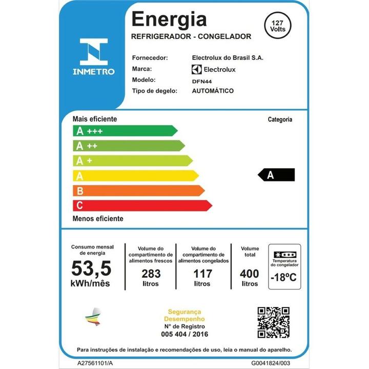 Geladeira/Refrigerador Electrolux Frost Free - 2