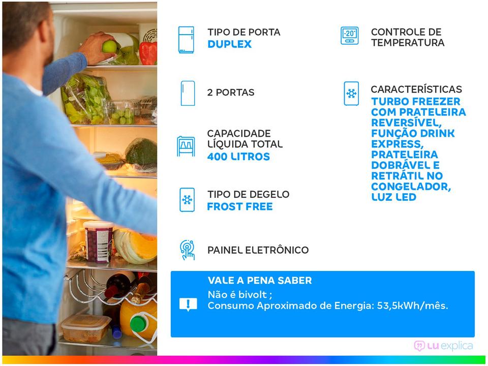 Geladeira/Refrigerador Electrolux Frost Free - 1