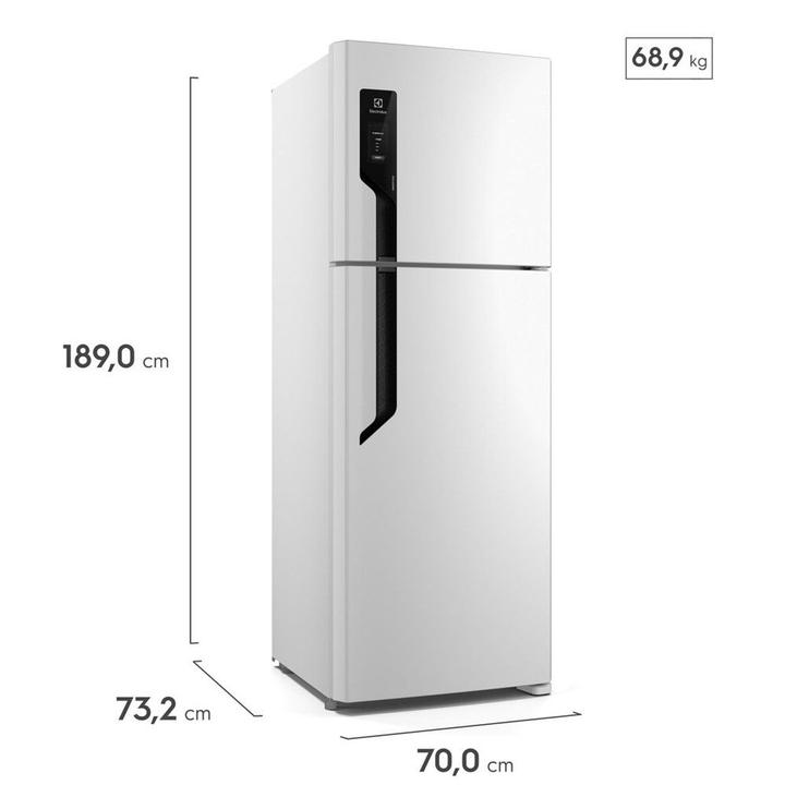 Geladeira/Refrigerador Electrolux Frost Free Duplex Branco 481L Efficient - 1