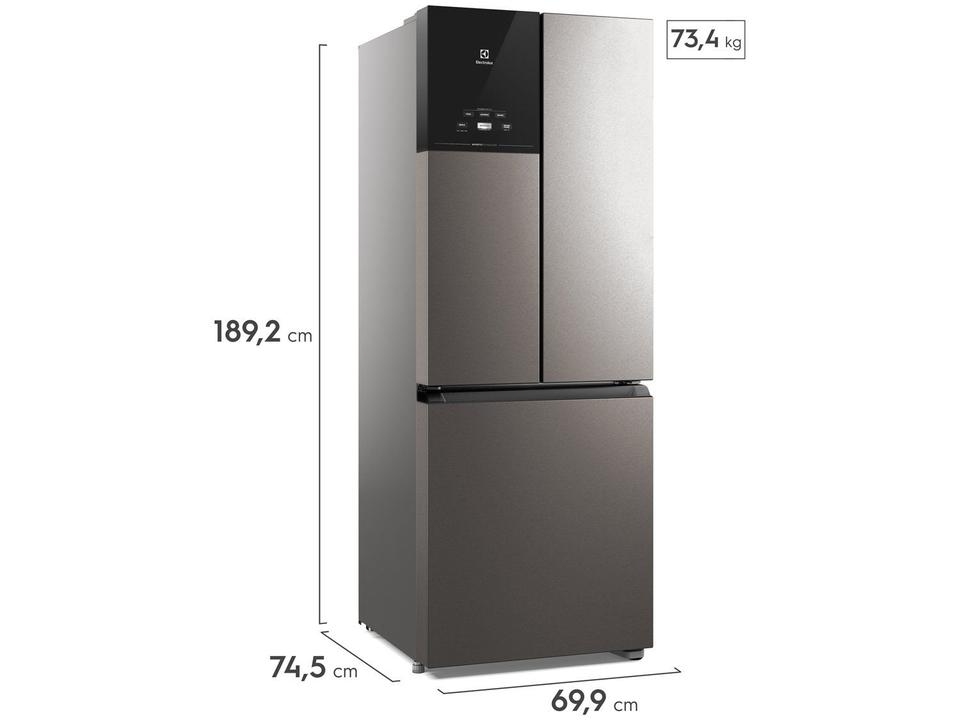 Geladeira/Refrigerador Electrolux Frost Free French Door Inox Look 480L Efficiente IM7S - 9