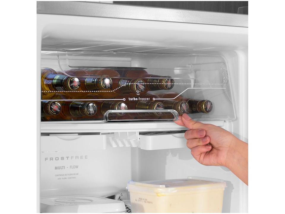 Geladeira/Refrigerador Electrolux Frost Free Inox Duplex Prata 371L DFX41 - 6