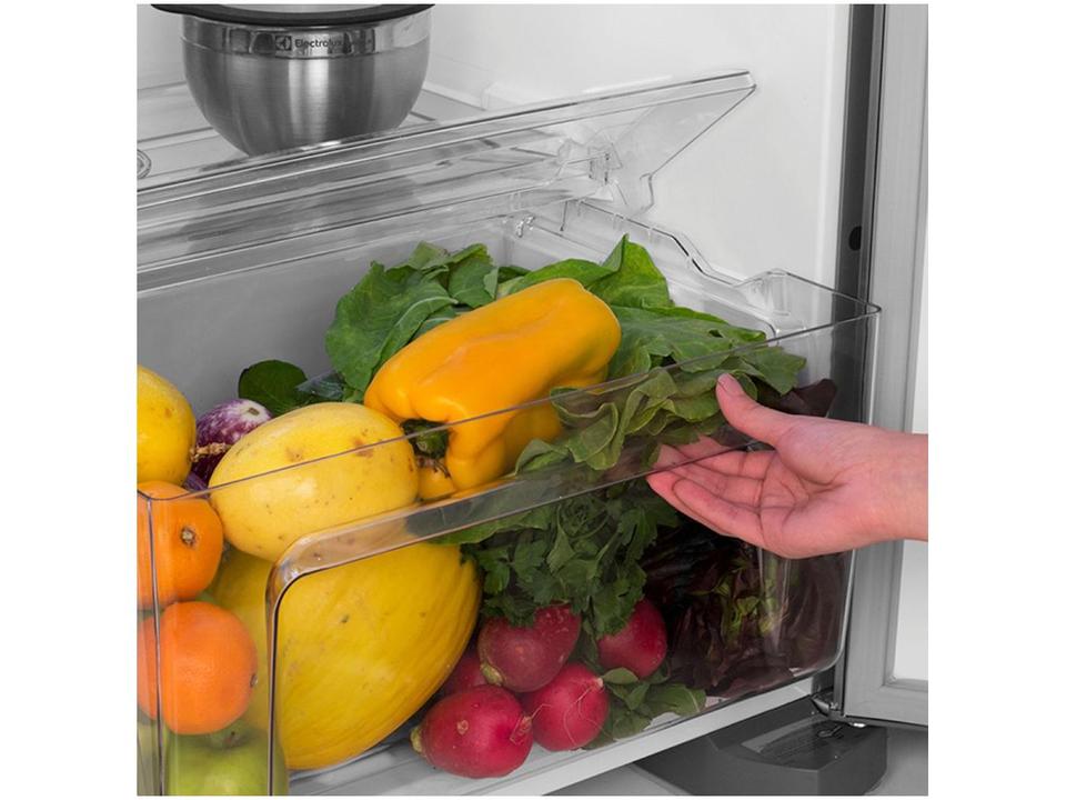 Geladeira/Refrigerador Electrolux Frost Free Inox Duplex Prata 371L DFX41 - 8