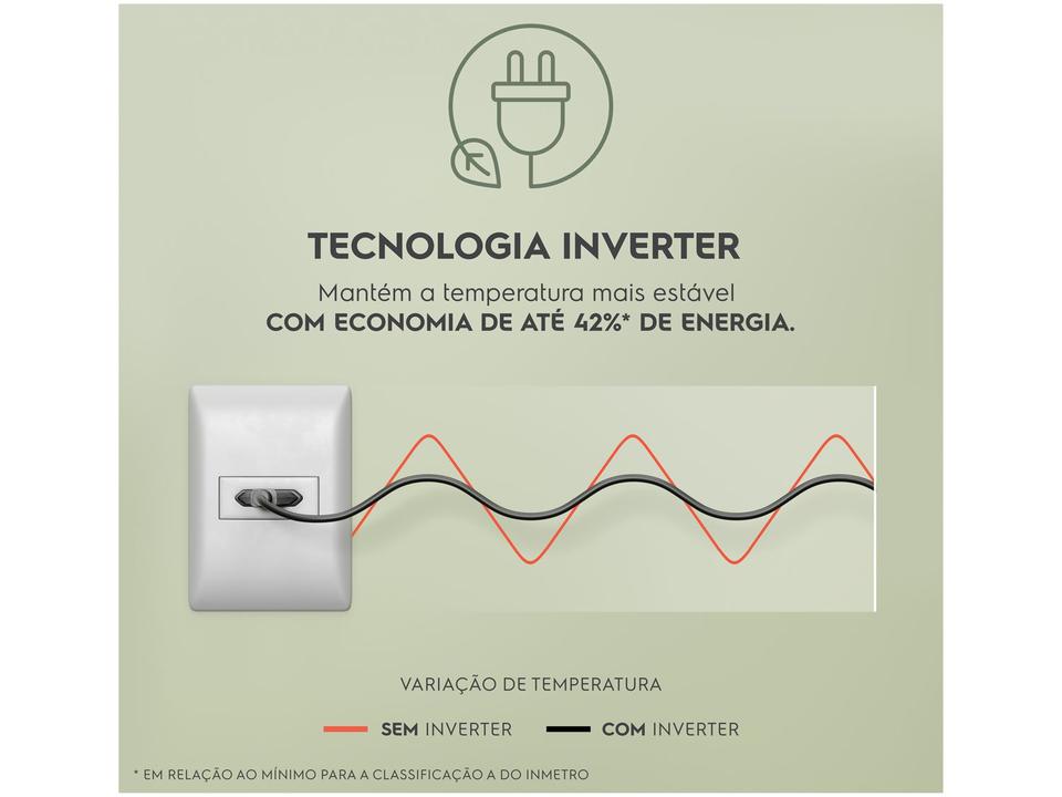 Geladeira/Refrigerador Electrolux Frost Free Inverse Branca 490L Efficient AutoSense IB7 - 8
