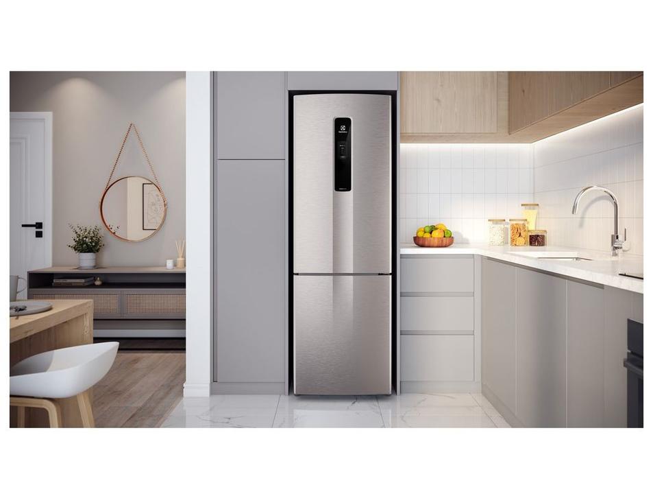 Geladeira/Refrigerador Electrolux Frost Free Inverse Inox Look 400L Efficient IB6S Bivolt - 2