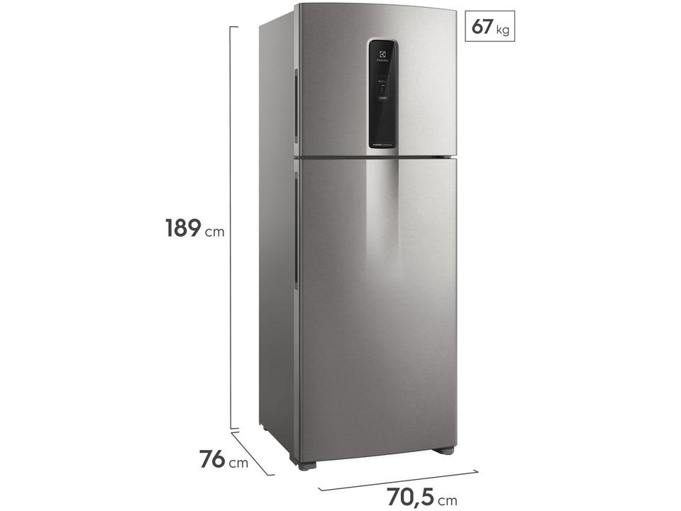 Geladeira/Refrigerador Electrolux Frost Free Inverter 480L Efficient com AutoSense SmartBivolt Duplex Inox Look IT70S - 6