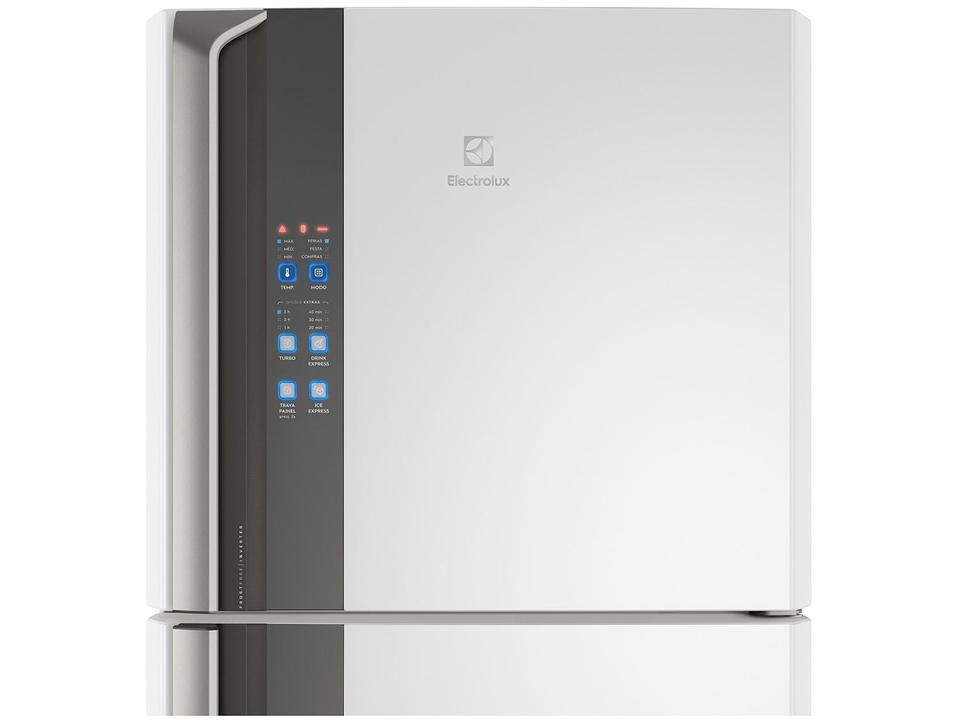 Geladeira/Refrigerador Electrolux Frost Free - Inverter Duplex Branca 431L IF55 Top Freezer - 110 V - 8