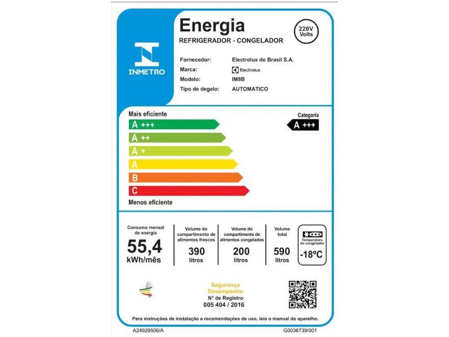 Geladeira/Refrigerador Electrolux Frost Free Preto 590L Multidoor - 8