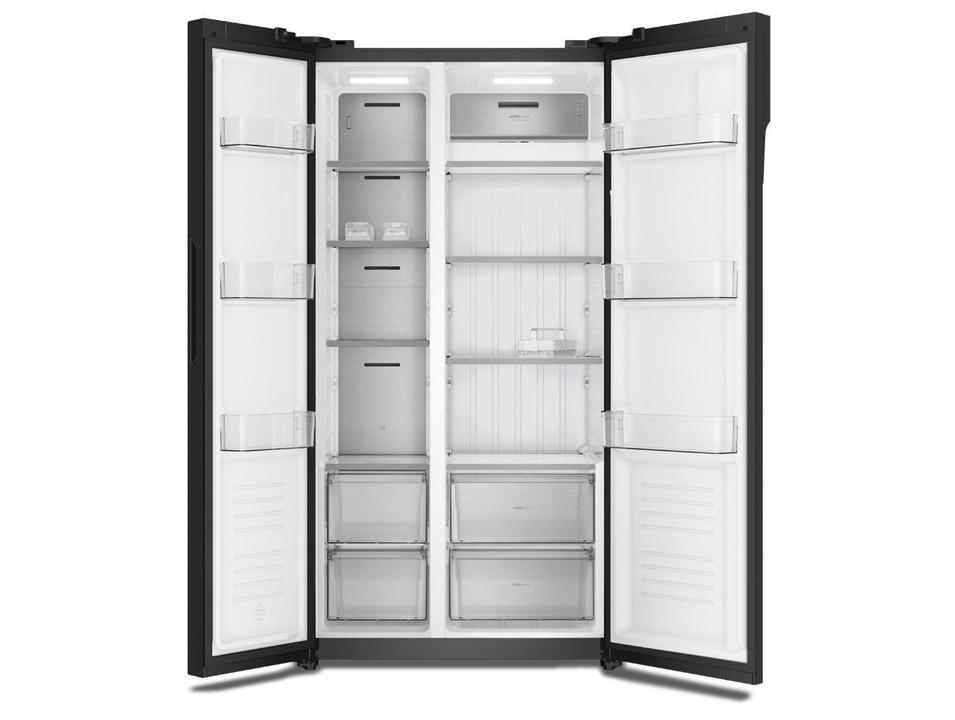 Geladeira/Refrigerador Electrolux Frost Free Side by Side Preto 531L ES5GB - 8