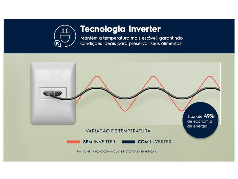 Geladeira/Refrigerador Electrolux Frost Free Side by Side Preto 531L ES5GB - 2