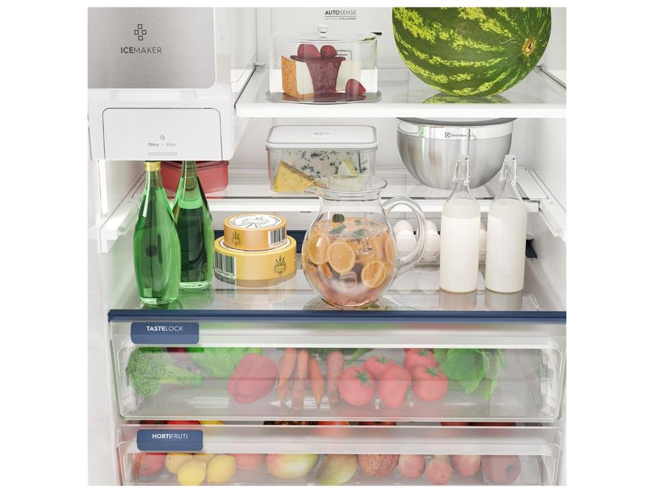 Geladeira/Refrigerador Electrolux Frost Free Side by Side Preto 583L IQ8IB - 6