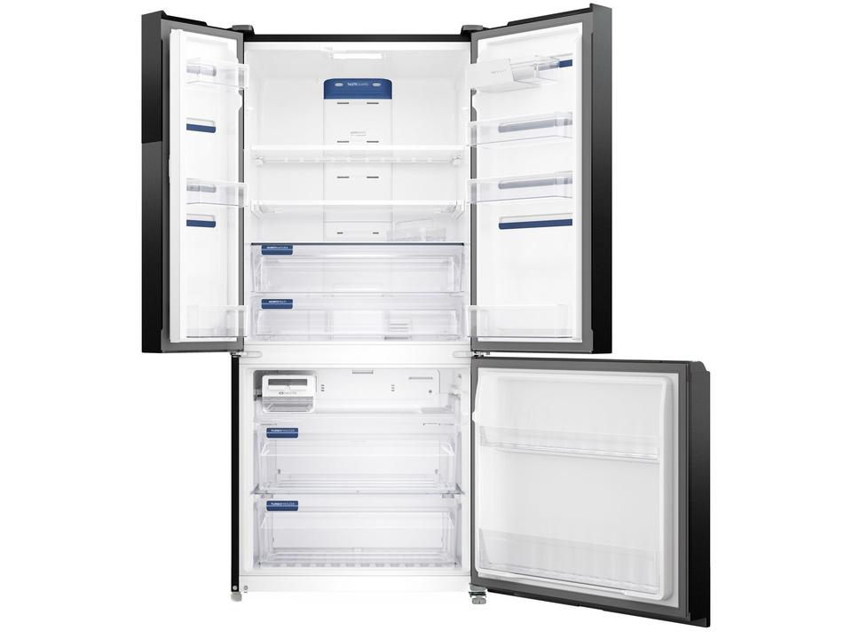 Geladeira/Refrigerador Electrolux Multidoor Efficient com AutoSense e Inverter 590L Black Inox Look IM8B - 5