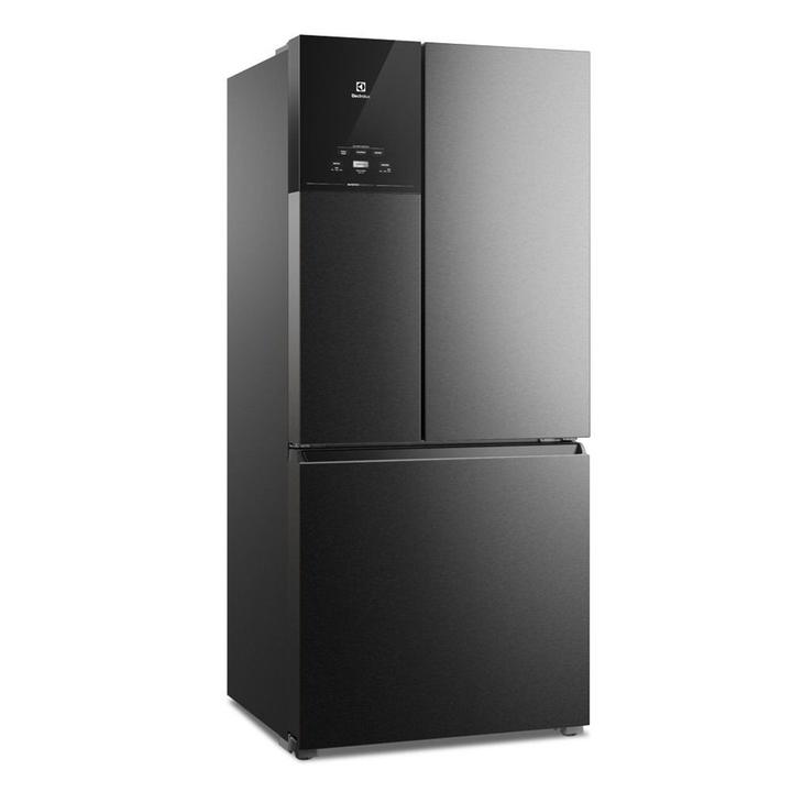Geladeira/Refrigerador Electrolux Multidoor Efficient com AutoSense e Inverter 590L Black Inox Look IM8B - 6