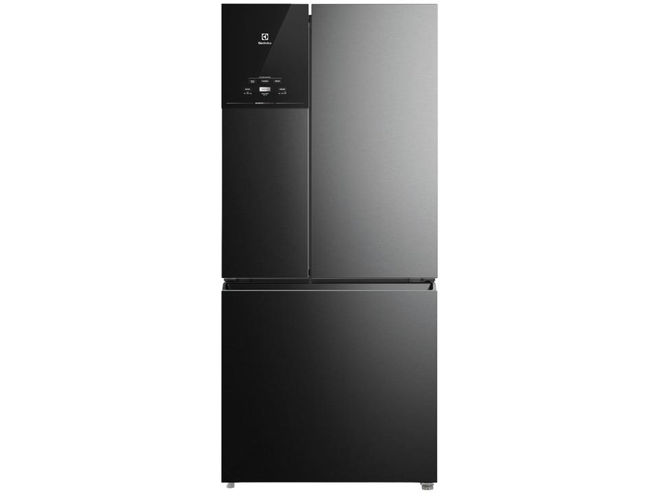 Geladeira/Refrigerador Electrolux Multidoor Efficient com AutoSense e Inverter 590L Black Inox Look IM8B