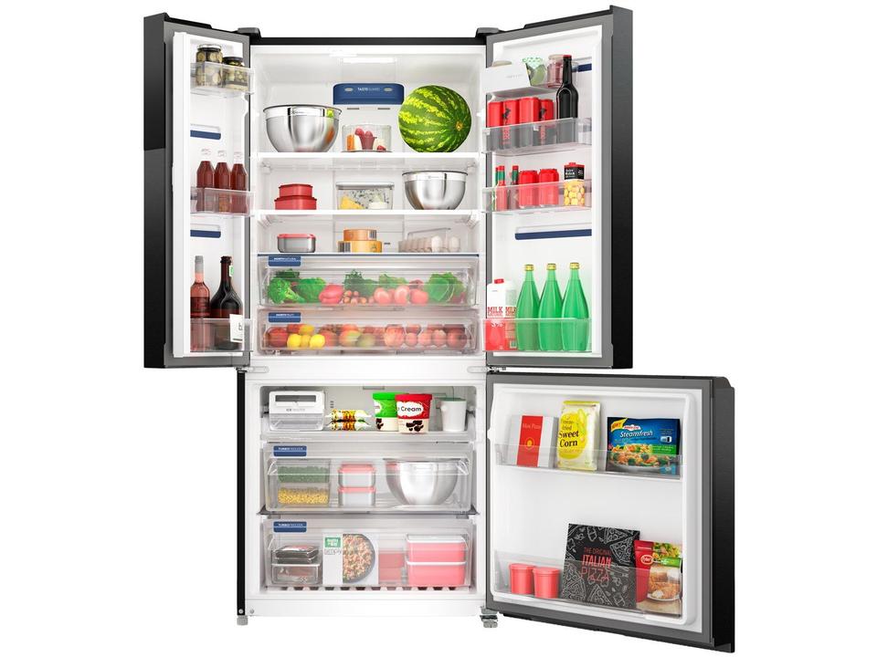Geladeira/Refrigerador Electrolux Multidoor Efficient com AutoSense e Inverter 590L Black Inox Look IM8B - 5