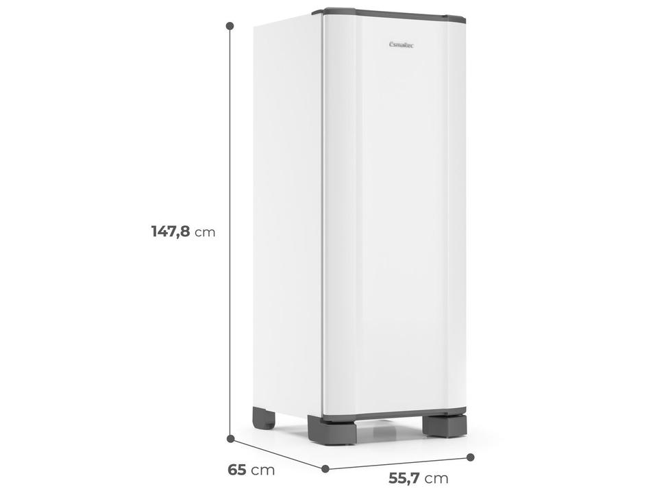 Geladeira/Refrigerador Esmaltec Cycle Defrost 1 Porta Branco 293L ROC31 PRO - 5