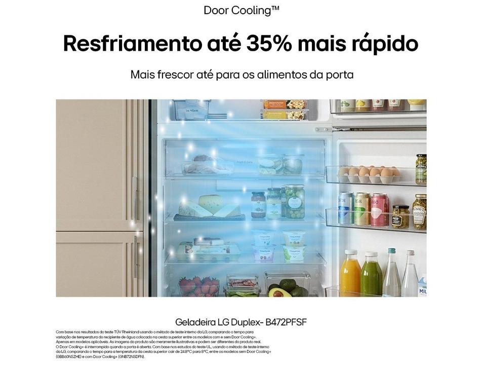 Geladeira/Refrigerador LG Frost Free 2 Portas 476L GB-B472PFSF Bivolt - 2