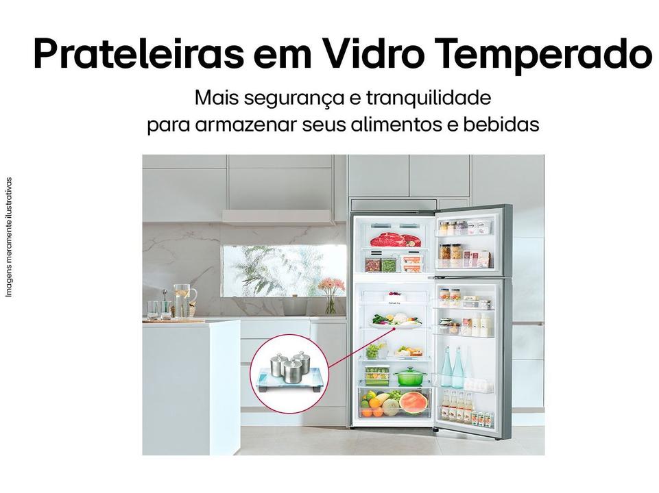 Geladeira/Refrigerador LG Frost Free 395L Duplex GN-B392PLM2 Compressor Inverter - 9