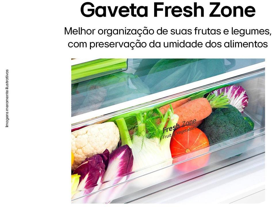 Geladeira/Refrigerador LG Frost Free 395L Duplex GN-B392PLM2 Compressor Inverter - 8