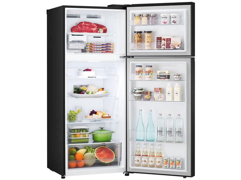 Geladeira/Refrigerador LG Frost Free Black 395L - 24
