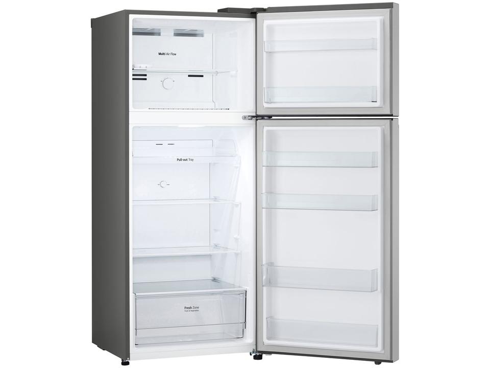 Geladeira/Refrigerador LG Frost Free Inox Duplex 375L GN-B372PFM - 12