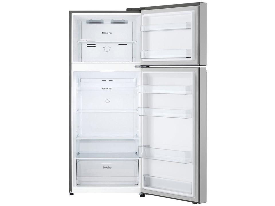 Geladeira/Refrigerador LG Frost Free Inox Duplex 375L GN-B372PFM - 12
