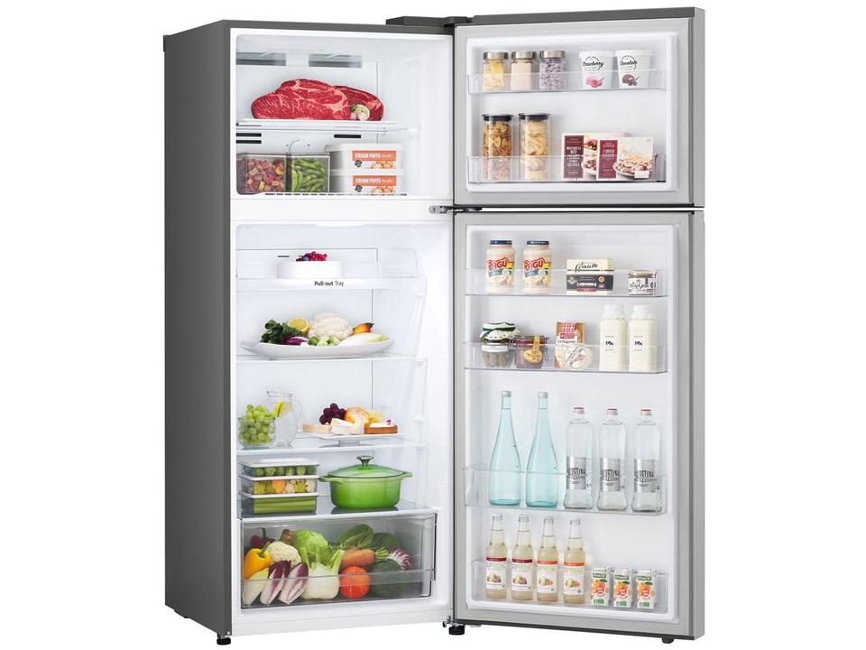 Geladeira/Refrigerador LG Frost Free Inox Duplex 375L GN-B372PFM - 11