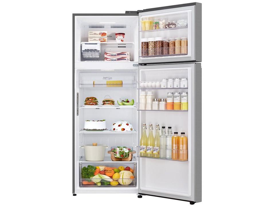Geladeira/Refrigerador LG Frost Free Inox Duplex 461L GN-B452PFF - 12