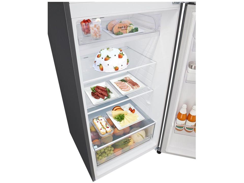 Geladeira/Refrigerador LG Frost Free Inox Duplex 461L GN-B452PFF - 13