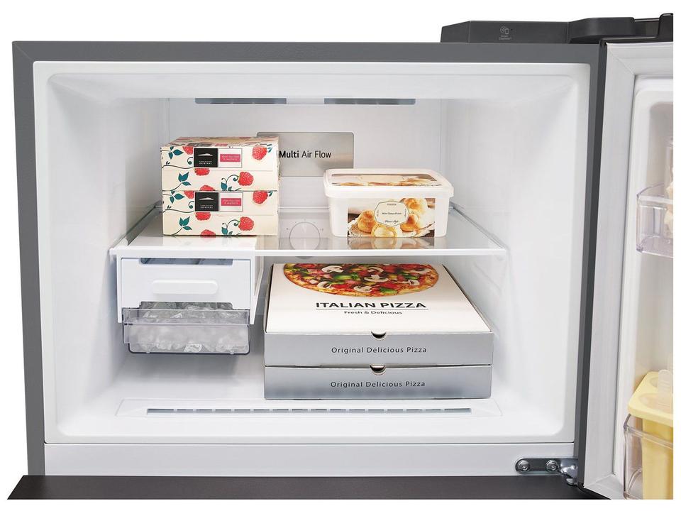 Geladeira/Refrigerador LG Frost Free Inox Duplex 461L GN-B452PFF - 19