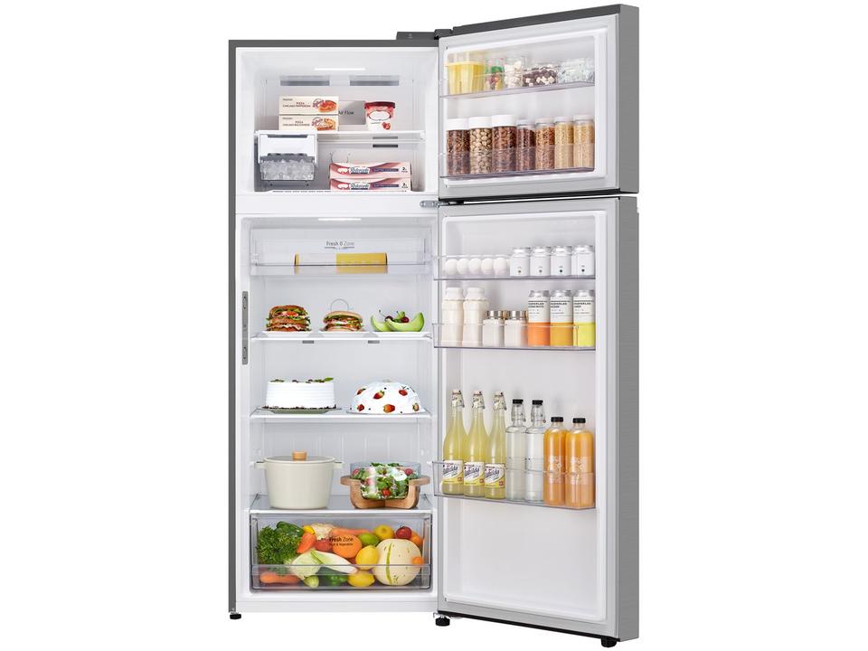 Geladeira/Refrigerador LG Frost Free Inox Duplex 461L GN-B452PFF - 11