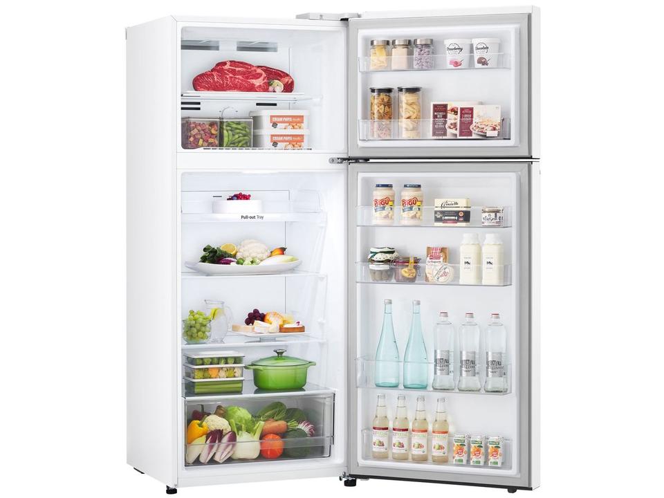 Geladeira/Refrigerador LG Frost Free Inox Duplex Branca 375L GN-B372PQW - 13