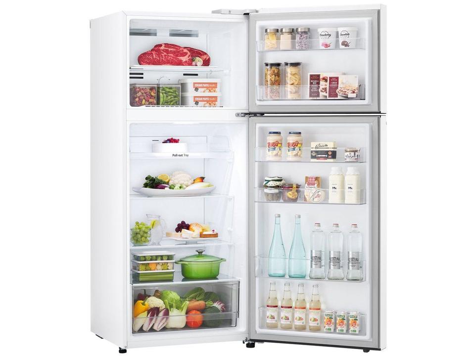 Geladeira/Refrigerador LG Frost Free Inox Duplex Branca 375L GN-B372PQW - 13
