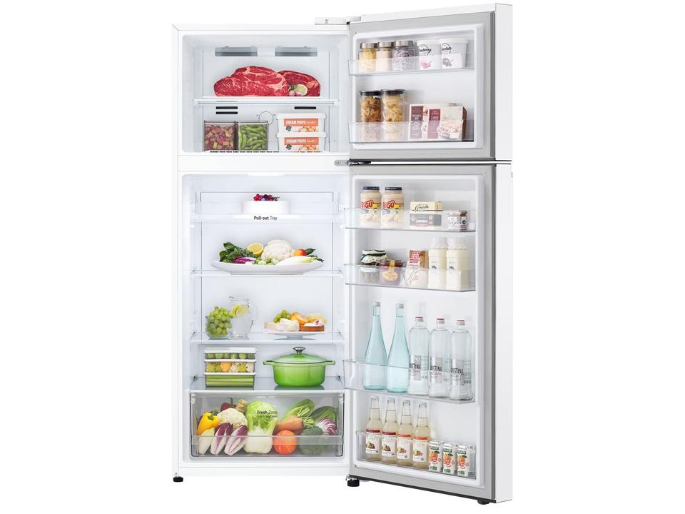 Geladeira/Refrigerador LG Frost Free Inox Duplex Branca 375L GN-B372PQW - 11