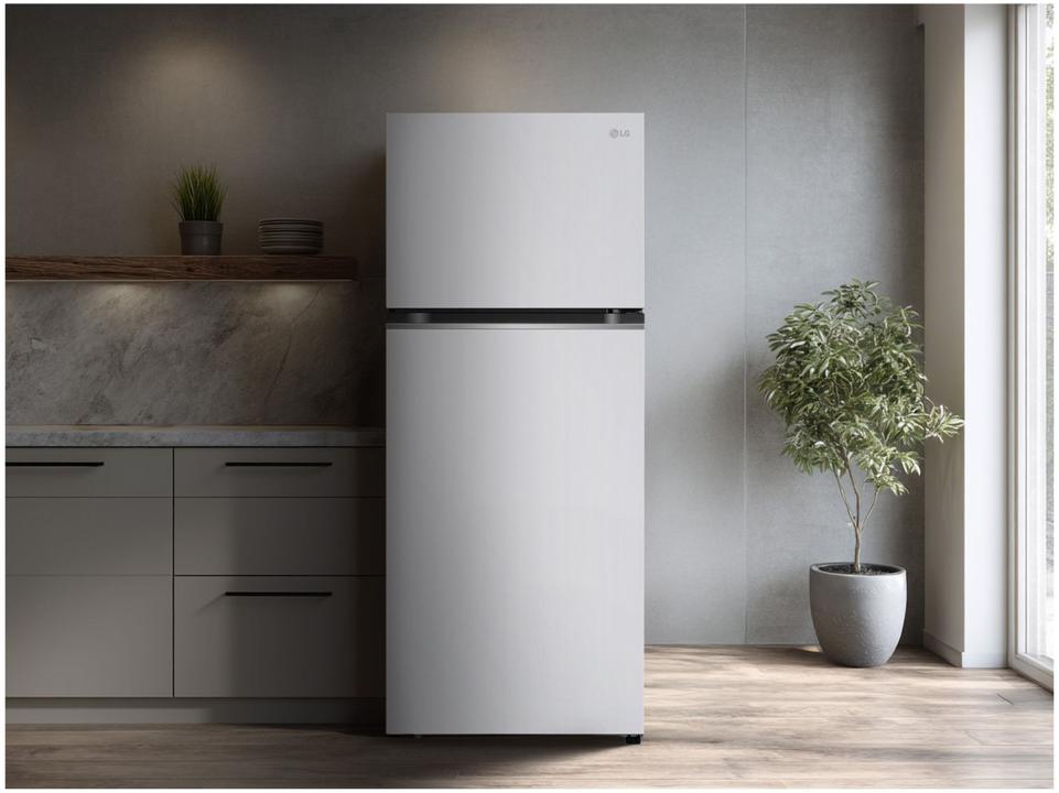Geladeira/Refrigerador LG Frost Free Inox Duplex Branca 375L GN-B372PQW - 11