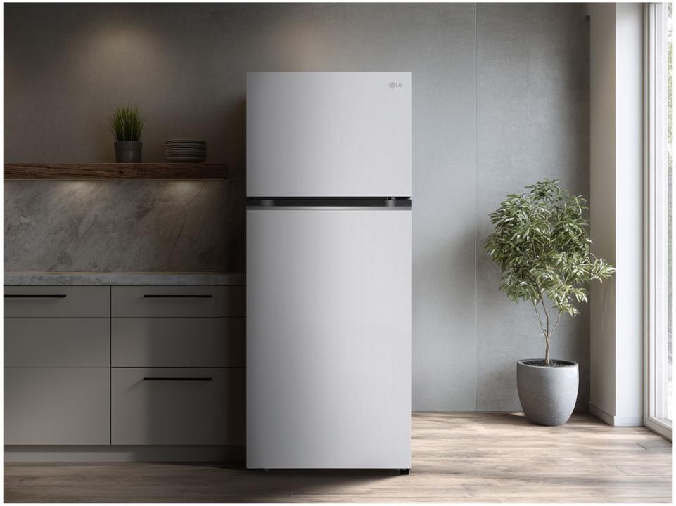 Geladeira/Refrigerador LG Frost Free Inox Duplex Branca 375L GN-B372PQW - 11