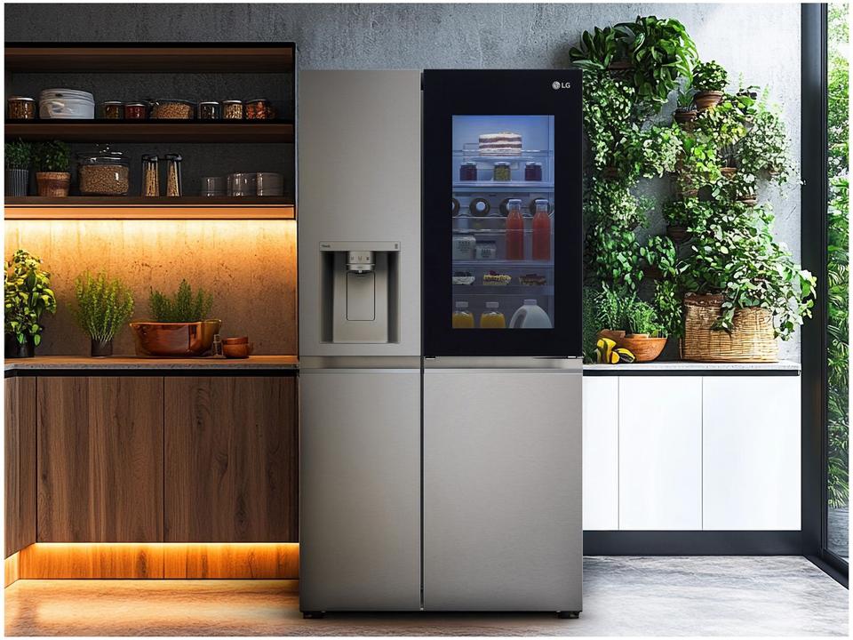 Geladeira/Refrigerador LG Frost Free Side by Side 598L com Dispenser de Água GC-X257C - 2