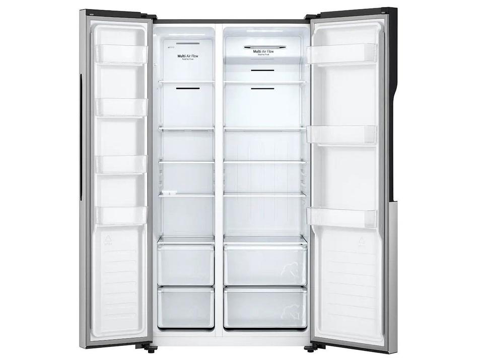 Geladeira/Refrigerador LG Frost Free Side by Side Prata 509L GC-B187PQAL - 23