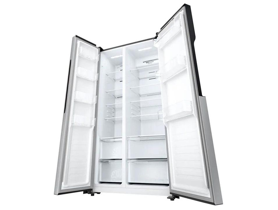 Geladeira/Refrigerador LG Frost Free Side by Side Prata 509L GC-B187PQAL - 24