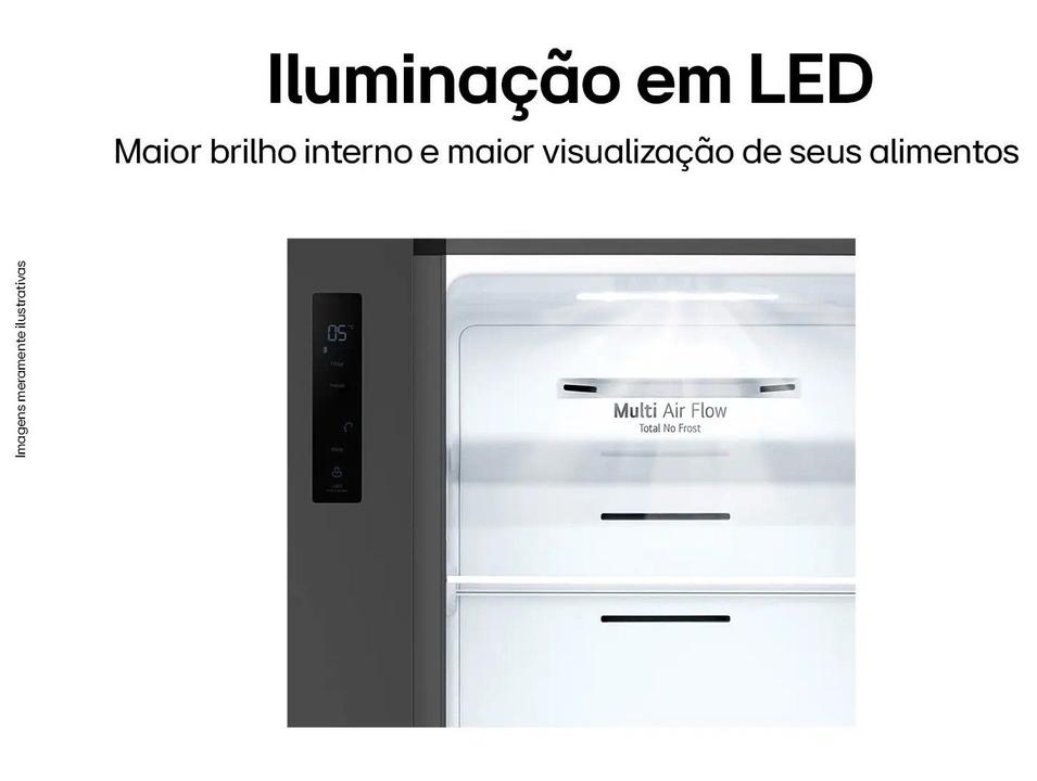 Geladeira/Refrigerador LG Frost Free Side by Side Prata 509L GC-B187PQAL - 5