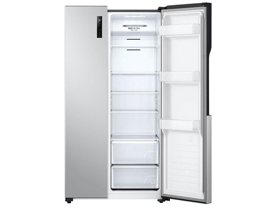Geladeira/Refrigerador LG Frost Free Side by Side Prata 509L GC-B187PQAM - 21