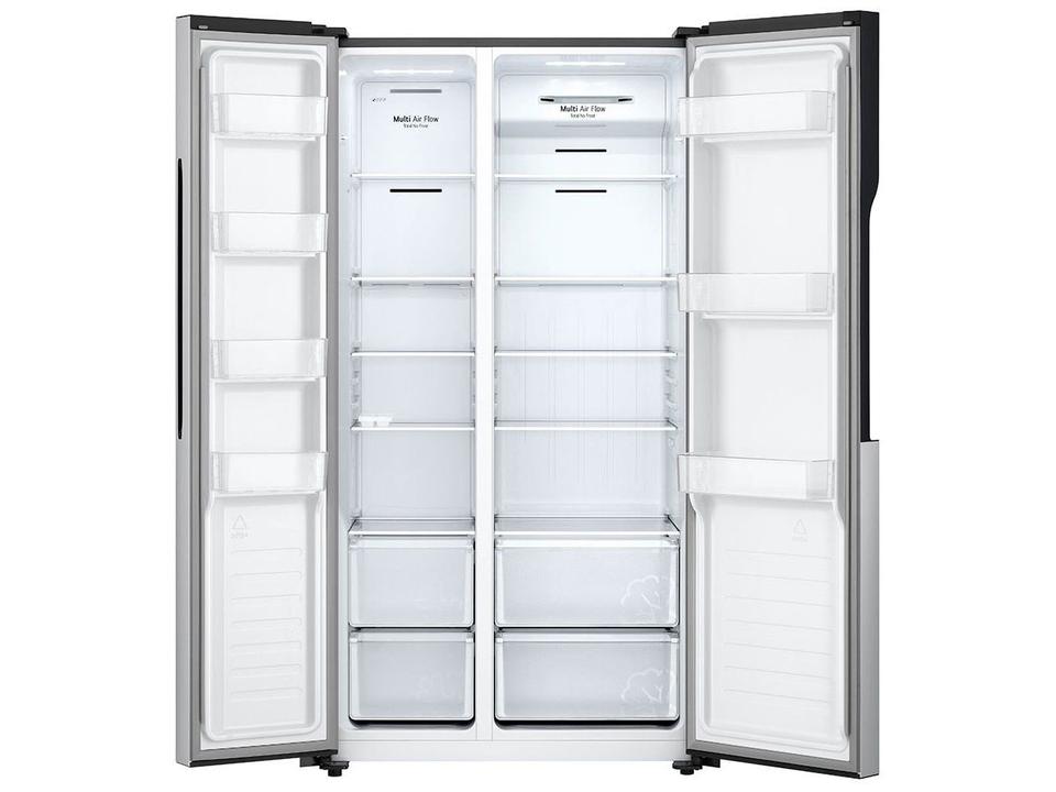 Geladeira/Refrigerador LG Frost Free Side by Side Prata 509L GC-B187PQAM - 23