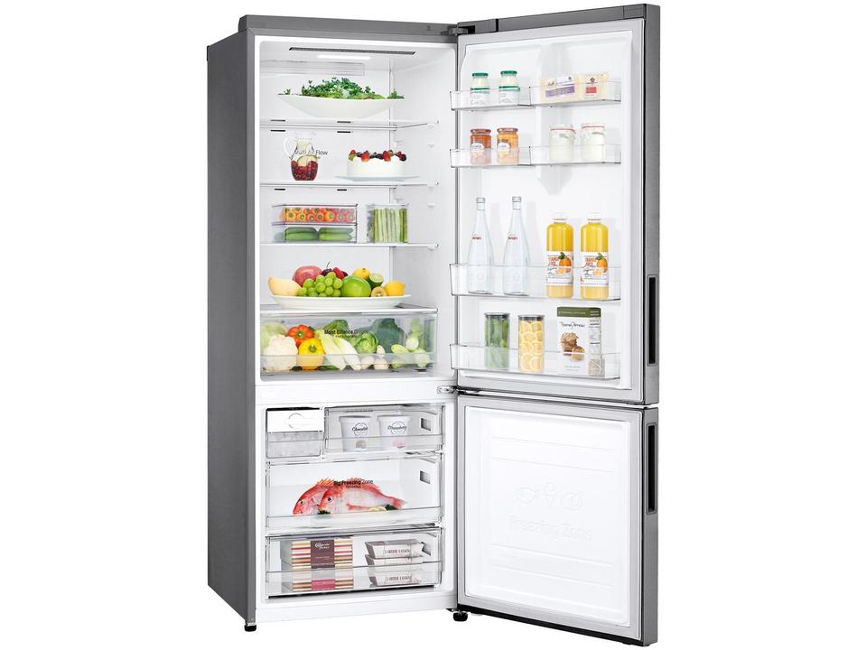 Geladeira/Refrigerador LG Frost Free Smart Inverse - Prata 451L Inox Look GC-B569NLLM.APZFSBS - 110 V - 18